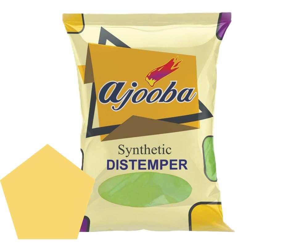 Image of Ajooba Synthetic Distemper Wall Paint | Smooth Finish | High Coverage | Interior Wall Paint | Easy Application