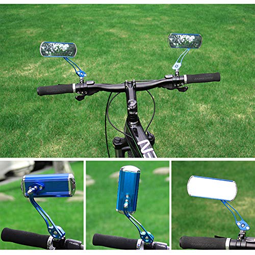 image for Jeemitery Bicycle Mirror,A Pair of 360°Rotation Back Rearview Mirror 