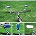 Jeemiter Bicycle Mirror,A Pair of 360 Rotation Back Rearview Mirror Handlebar Wide Angle Bike Mirror-Blue