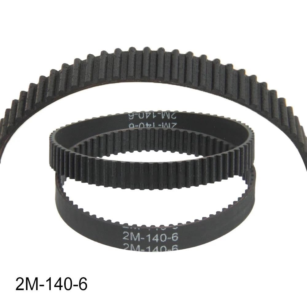 Cinghia Trasmissione 2GT/2M Per Aspirapolvere - 2 Pezzi, Larghezza 6mm, Lunghezze 140-180mm - Foto 8