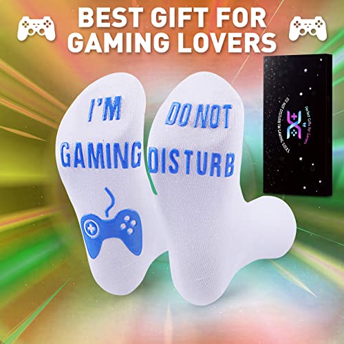 Do Not Disturb I'm Gaming Socks, Men Gifts Ideas Valentines Day Kids Valentine Boy Gamer Sock Gift For Mens Dad Father #TOP3