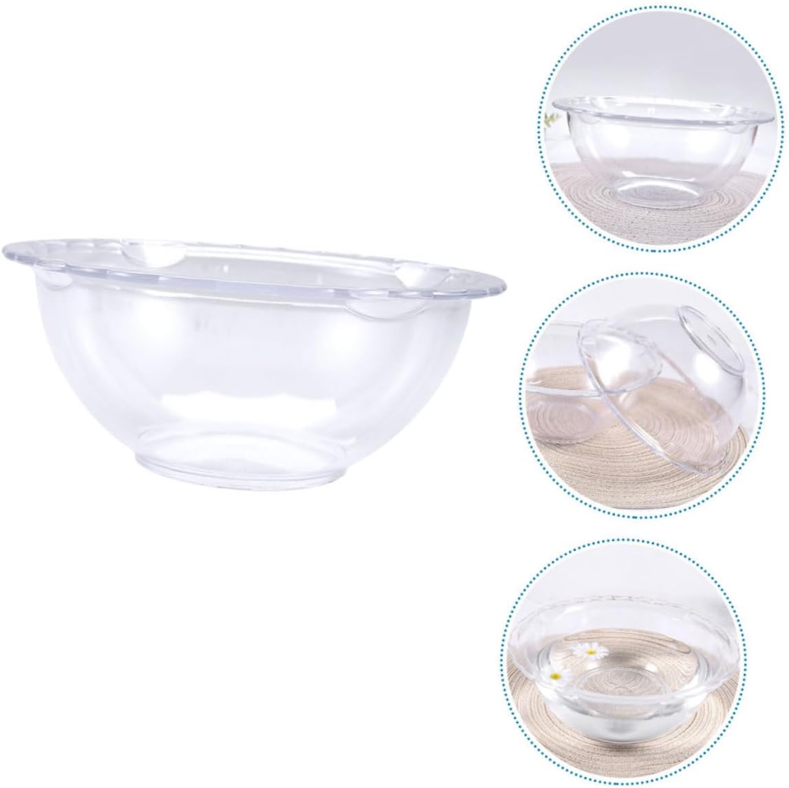2pcs Lace Cleaning Basin Small Washbasin for Home Beauty Salon and Makeup Tools Stylish and Practical Design for Face Washing and Personal Use