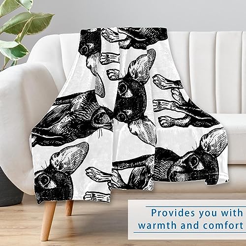 Couverture chaude et douce lit et canapé plaid noir thermique