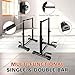 BKNROIHB Dip Bar Station Set with 6-Level Adjustable Pull Up Bars - 1200lbs Heavy Duty Parallettes Bars for Full Body Workout Fitness