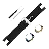 Topuly 26mm Rubber Watch Band Compatible for Invicta Reserve Collection Venom 5732 1219 6118 6117 6105 6116 6110 14467 16149 18535 Silicone Strap Wirstband accessories replacement for Men and Women