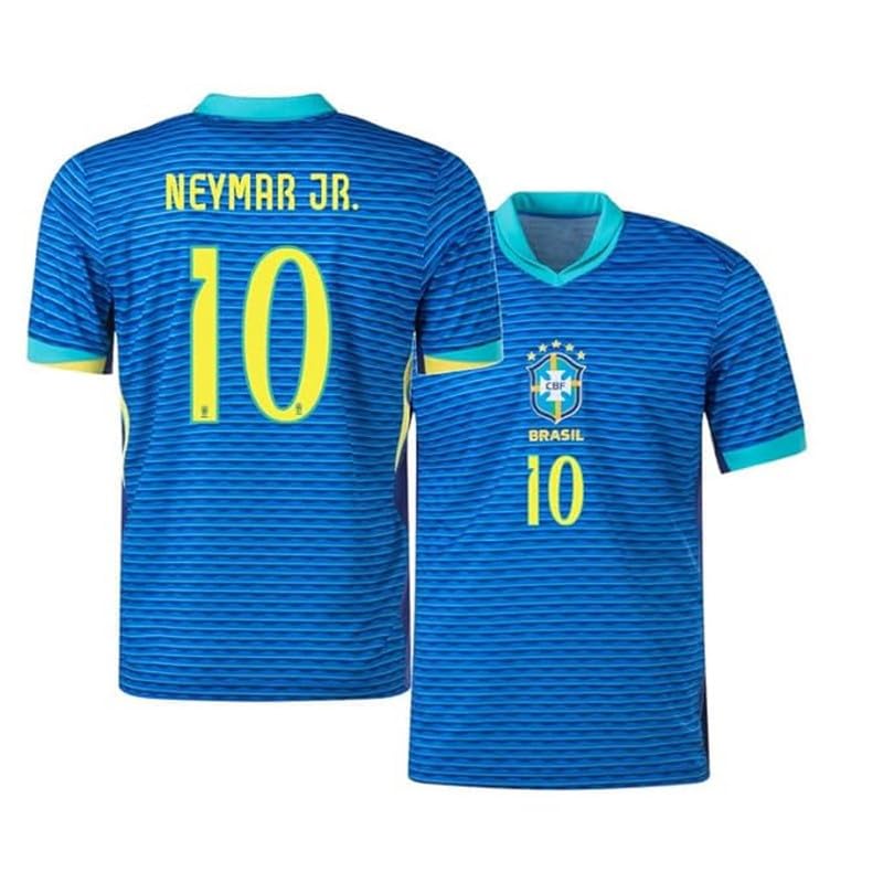 Neymar 10 Brazil Football Team World Cup Jersey Tshirt 2022/2023 (Kids,Boys,Men)