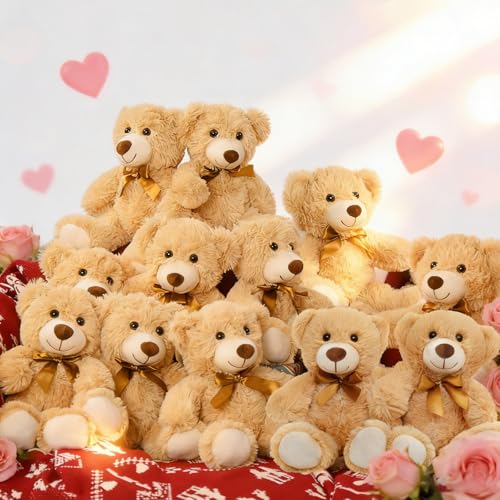 MaoGoLan 12Pcs Bulk Soft Teddy Bears 14 inch Stuffed...