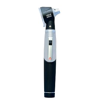 Heine Mini 3000 Otoscope with Handle, 4 Reusable Tips & 10 Disposable Tips