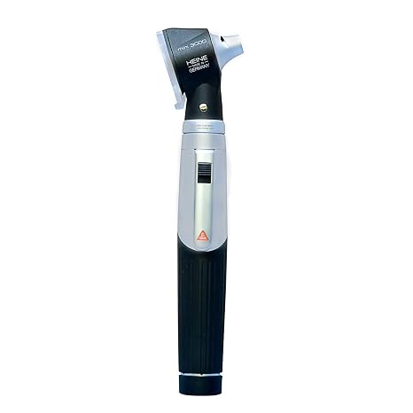 Heine Mini 3000 Otoscope with Handle, 4 Reusable Tips & 10 Disposable Tips