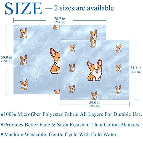 Couverture douce de qualité supérieure en microfibre fine 150 x 200