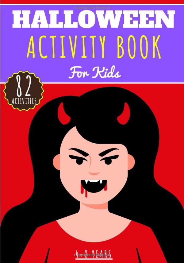 Halloween Activity Book: For Kids 4-8 Years Old Boy & Girl | Large Preschool Activity Book 82 Activities, Games and Puzzles To Discover and Learn on ... Vampires, Zombie and More. Activity at home