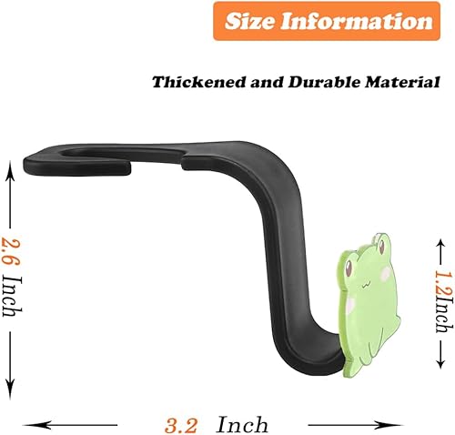 Miniatura 7 de Gancho para reposacabezas de asiento de automóvil con diseño de águila calva, paquete de 4 ganchos universales para almacenamiento de automóvil,