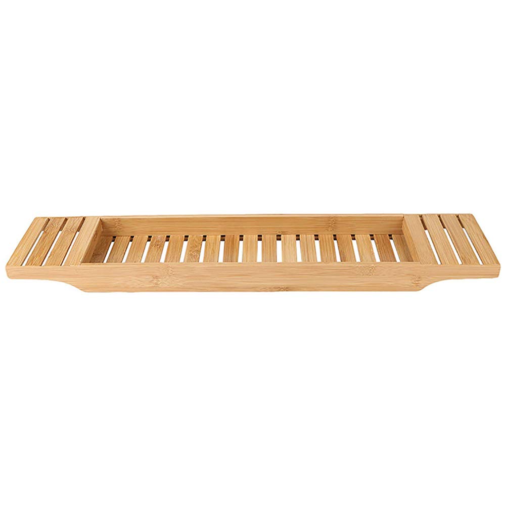 Ruby Lil Bandeja De La Bañera, Bandeja De Bañera De Bambú, Accesorios De Bañera Bandeja De Baño para Bañera,Natural