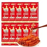 劲道辣条 麻辣王子辣条 ベジタリアン用手引き麺筋 小分け 地元の伝統を守る ラーティアオ 湖南特产 辣条 辛口 間食 中国零食 麻辣休闲食品小吃 (10包, とても麻で辛い)