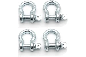 WANLIAN 3/8 Inch D Ring Shackles