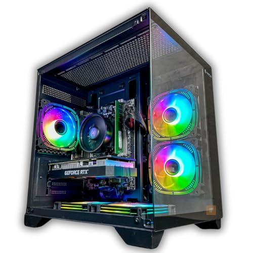 Computador Cpu Pc Gamer Aquario Preto Ryzen 5 5500 Rtx3050 Ssd 512gb 16gb