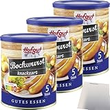 usy Bundle für Hofgut Bockwurst 3er Pack (3x5/400g Dose) + usy Block