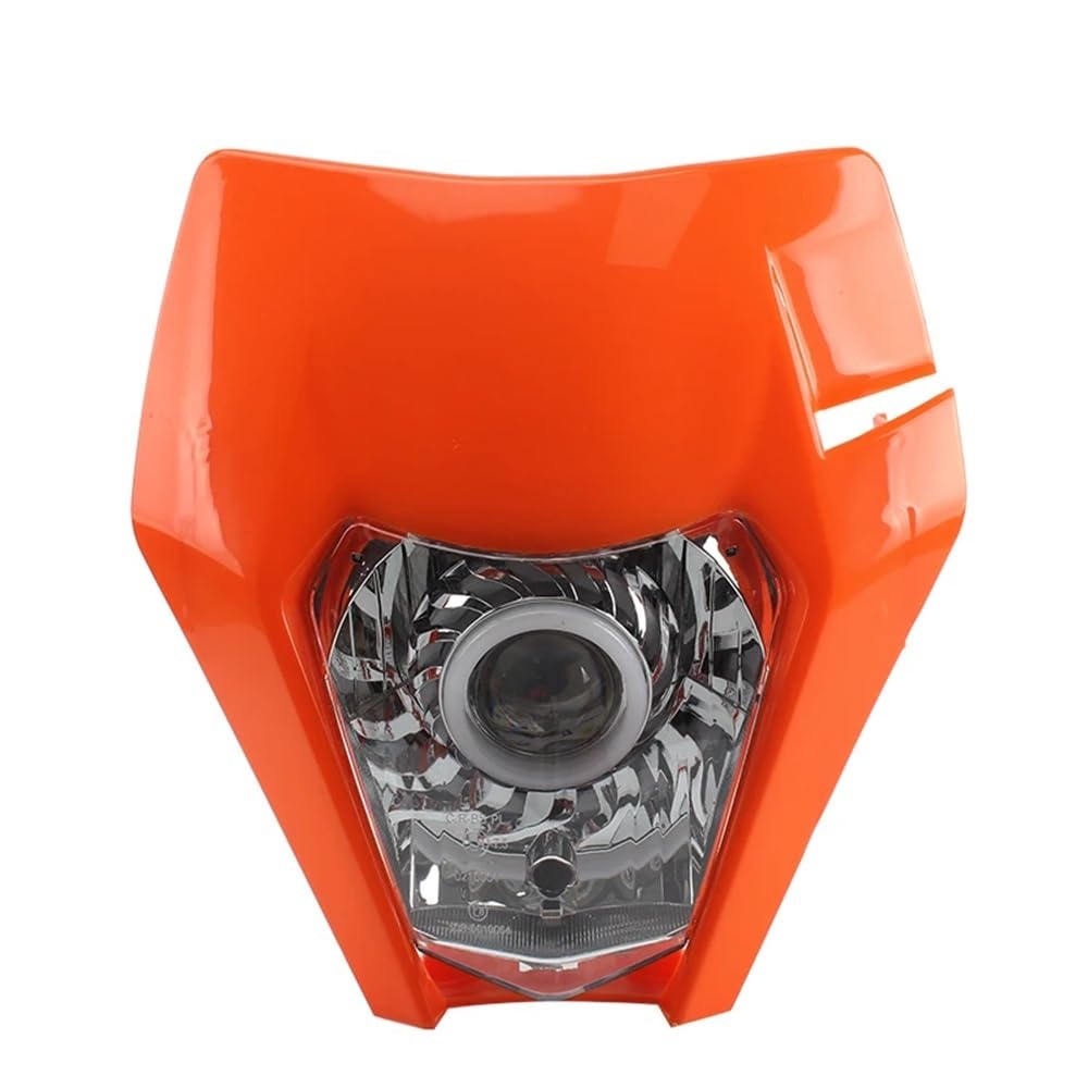 Faro delantero de motocicleta compatible con placa de faro LED KTM EXC XC SX EXCF XCW SXF 125 a 500 2018-2023 Supermoto Motocross Headlam(Black)