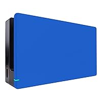 Vista 1 de eXtremeRate Blue Custom Faceplate for Nintendo Switch Charging Dock, Soft Touch Grip DIY Replacement Housing Shell for Nintendo Switch Dock