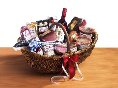 Präsent Friesen-Kiepe Nr. 27 | Geschenkset mit typischen friesischen Spezialitäten | Perfekt für Liebhaber der Nordseeküste und besondere Genussmomente