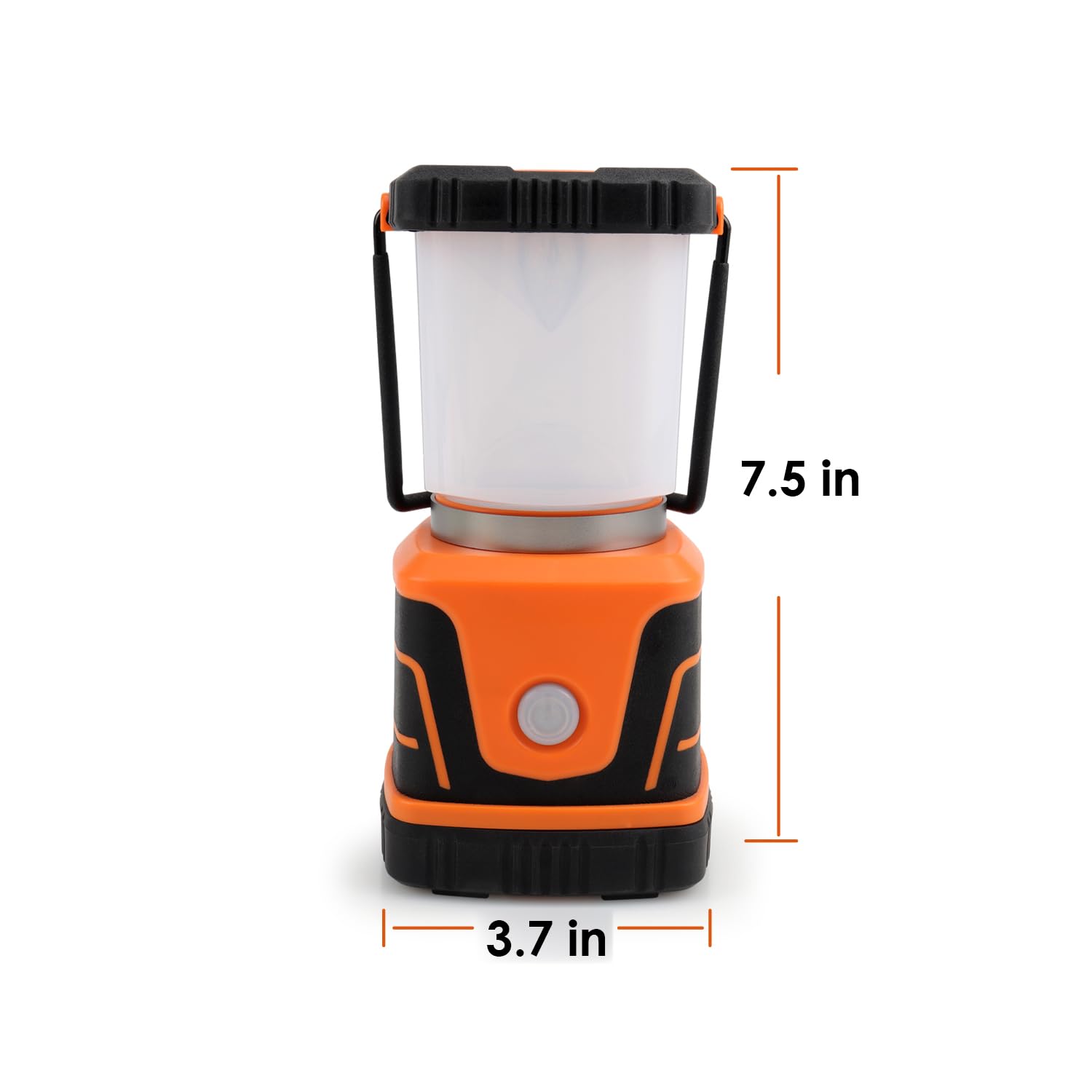 Lámpara LED de camping superbrillante de 1500 lúmenes, 4 modos de luz, reflector regulable, lámpara de emergencia alimentada por baterías, adecuada para excursiones nocturnas, tienda de campaña