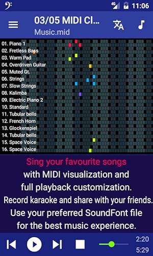 Zeromem Apps IT.GICCISW.MIDI Midi Clef Karaoke Player thumb #1