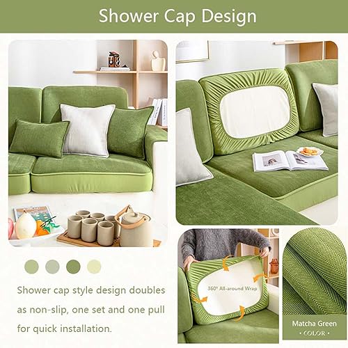Housse canapé extensible pour rénover un canapé usé facilement - 4