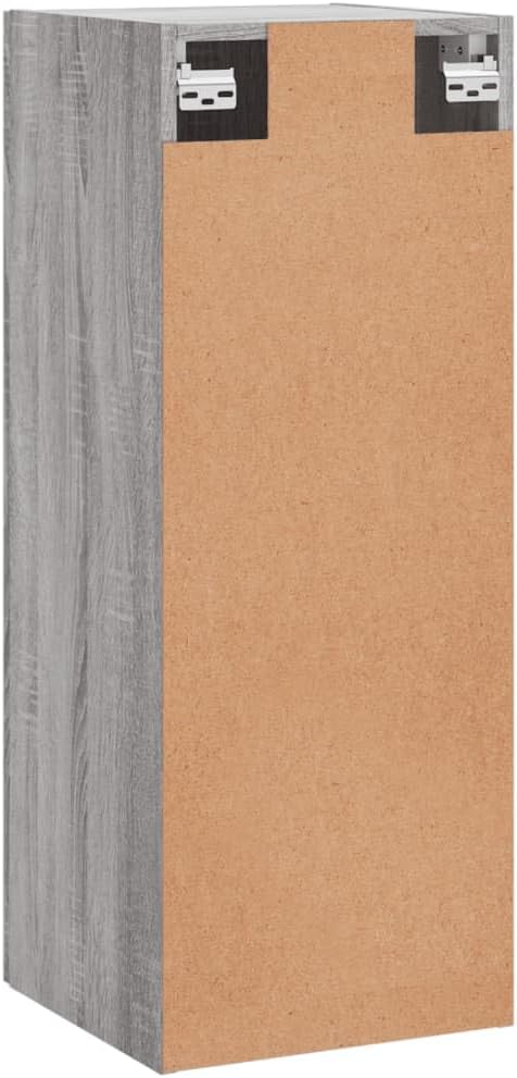 ホーム&ガーデン 壁掛けキャビネット グレー ソノマ 34.5x34x90cm 家具の選択 【感覚】