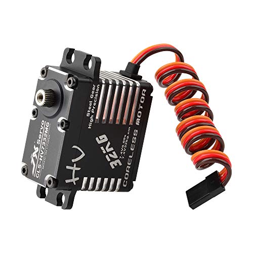 Jx Cls-Hv7332Mg High Torque 32Kg Metal Gear Cnc Standard Digital Coreless Servo Motor For 1/8 1/10 Scale Rc Car Boat Robot Arm Helicopter Airplane #TOP2