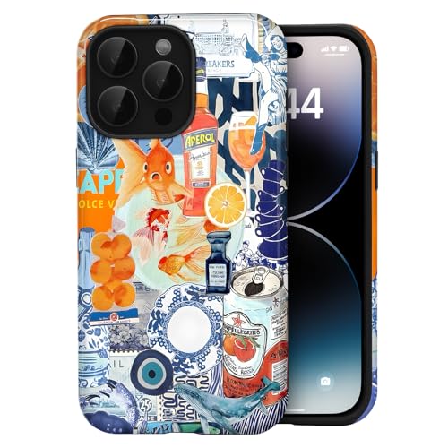 Amzfield Compatible with iPhone 15 Pro Max Case, Aesthetic Summer