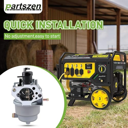 Image of 16100-Z5R-U71 8302861 Carburetor with Fuel Filter for Honda GX390 R1 U1 UT1 (BE89F B) 8302861 with Generator Fuel Tank Shut Off Valve