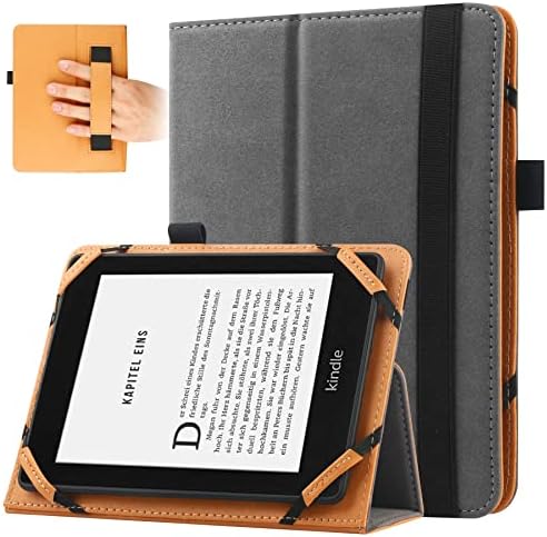 VOVIPO Universal 6-6.8 Inch kindle paperwhite E-reader Protective Case,Folio Cover Compatible With BQ Kobo Kindle Sony Pocketook Tolino 6-6.8inch Ereader-Butterfly