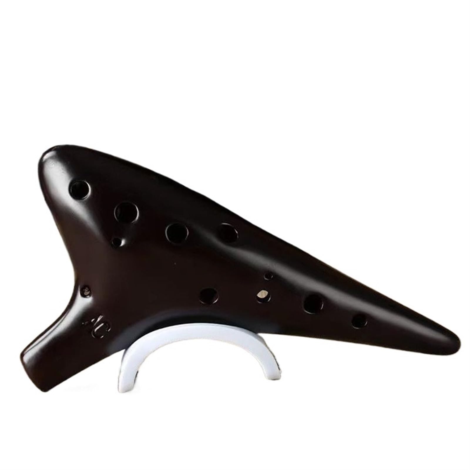 Ocarina principianti Ocarina 12 Fori C-tune Principiante Dodici Toni AC Professionale Adulto Ocarina Fumata(A smoked)