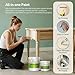 All-in-One Matte Wood Furniture Paint Kit - Non-Toxic & Odorless Water-Based Formula - No Sand/Prime/Varnish - Indoor Safe Furniture Renovation with Tools (Black,32 Oz)
