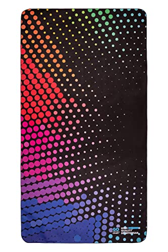 GO CRAZY Toalla de playa grande microfibra | Toalla gimnasio y fitness | Ultraligero y compacto para el viaje | Secado rápido | Perfecto para la playa piscina y camping | 70 x 130 cm Cover
