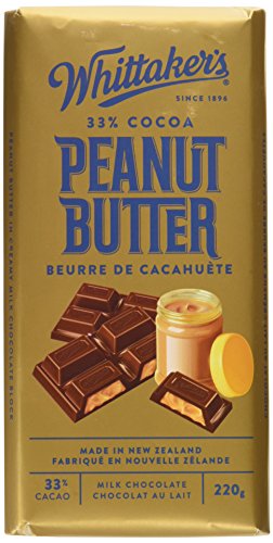 Whittakers 467 33% Cocoa Peanut Butter Milk chocolate 220 g