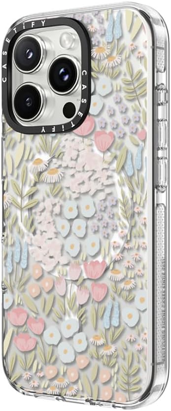 CASETiFY Clear iPhone 16 Pro Max Case [Not Yellowing / 6.6 ft. 3X Military Grade Drop Protection/Magsafe] - Eleanor - Clear - Image 5