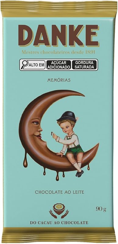 Danke Chocolate ao Leite Memórias Pacote 90g