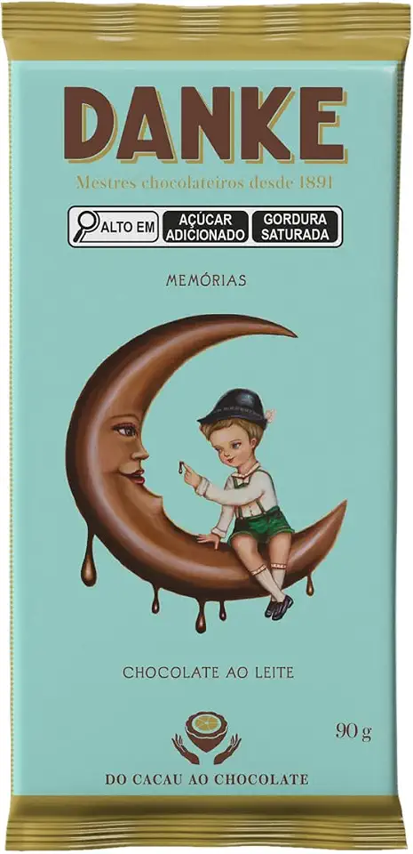 Chocolate ao Leite Danke Memórias Pacote 90g