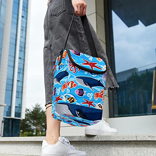 Bolsa bento infantil reutilizable con aislamiento térmico para viajes 7