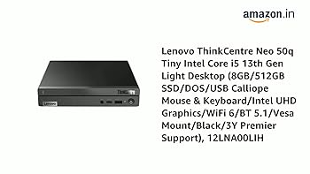 Lenovo ThinkCentre Neo 50q Tiny Intel Core i5 13th Gen Light