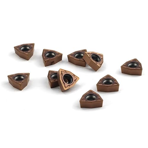 Miniatura 6 de Insertos de torneado de carburo WCMT06T304 WCMT32.51 TiN Insertos de carburo recubiertos para herramienta de torneado de torno CNC, soporte de