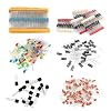 1400Pcs Basic Electronics Component Assortment Kit, Electrolytic Capacitor, Ceramic Capacitor, LED Diode, Common Diode, Resistor, Transistor Component for Arduino, Electronic DIY Project
