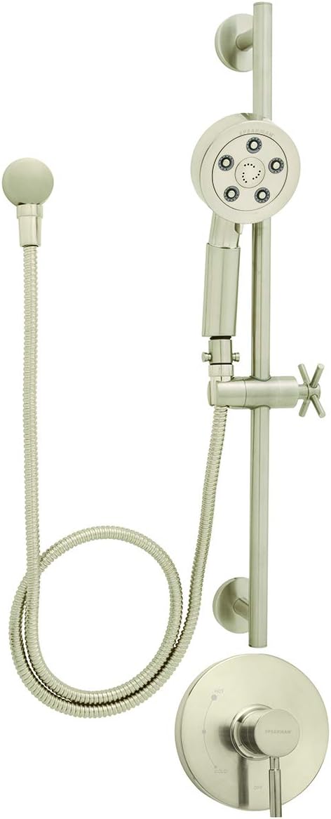 Free Shipping 🛒 Speakman, Brushed Nickel SLV-1040-BN Neo Shower Package (Valve Not Included)
