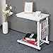 Produktbild Jia He Lapdesks Ecktisch - Abnehmbarer Couchtisch Beistelltisch Höhenverstellbarer Loungesessel Sofa Ablagefläche Computer Schreibtisch Büchertisch Optional Farbe (Farbe : Weiß)