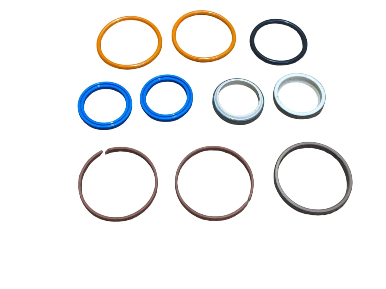 Steering Ram Seal Kit 45MM Rod X 75MM Cylinder Fits and Compatible with Backhoe Excavator Model and Various Earthmoving Machines Part No. 991/00156