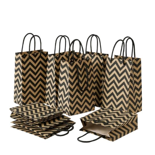 Image of Oasis Pack of 10 Holi Gift Bags For Flower Bouquet & Floral Hamper | Goodie Bags for Wedding Return Gifts, Birthday, Bridal & Baby Shower | 17cm X 18cm X 25 cm | Pink & Grey