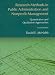 Research Methods in Public Administration and Nonprofit Management: Qualitative and Quantitative Approaches