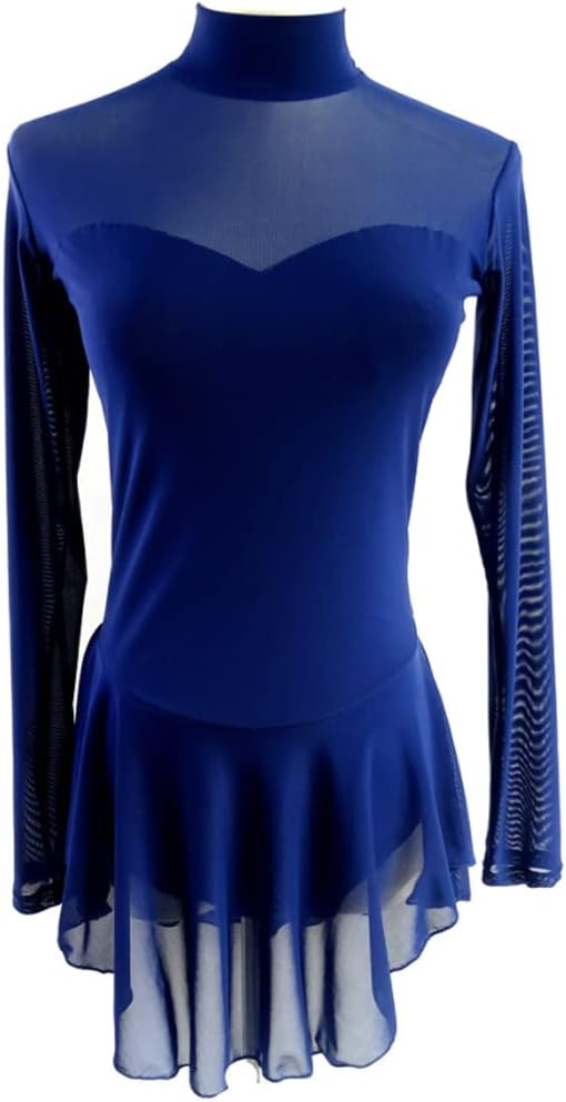 Classic Women's Girls' Figure Skating Dress Ice Skating Costume Allet Dance Gymnastics Outfit Leotard Breathable