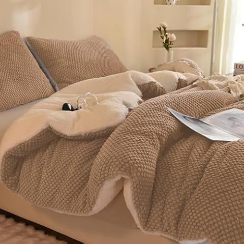 LLanCL 3D Jacquard Comforter Set Cover